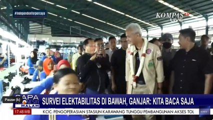 Survei Elektabilitas di Bawah, Ganjar Pranowo: Kita Baca Saja