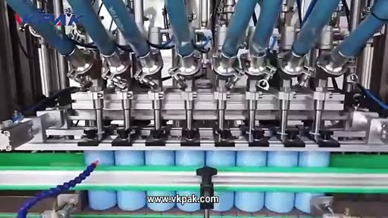 Ligne de remplissage de bouteilles de shampoing VKPAK