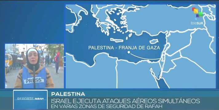 Zonas de seguridad de Gaza reportan nuevos bombardeos por asedio israelí
