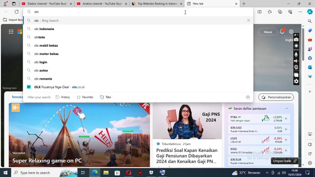 Cara membuat akun olx.co.id memalui browser menggunakan pc