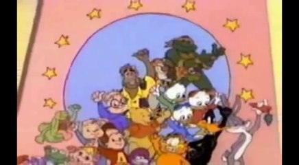 I nostri eroi alla riscossa - cartone educativo (Bugs Bunny, duffy Duck, tartarughe ninja, Winnie the Pooh, alf, garfield, i puffi, alvin superstar, ghostbusters, muppets, qui quo e qua)