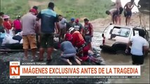 Imágenes antes de la tragedia Tipuani