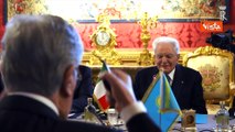 Mattarella riceve Presidente Tokayev: 