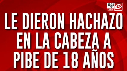 Cumpleaños de 15 sangriento: le dieron hachazo en la cabeza y está peleando por su vda