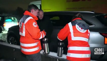 Soğuk havalar Avrupa'yı da vurdu