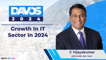Growth In IT Sector In 2024: HCL Tech's C Vijayakumar | Davos 2024 | NDTV Profit