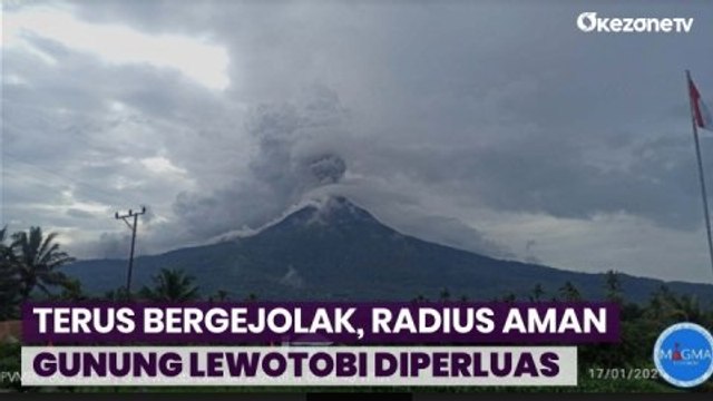 Radius Aman Diperluas Usai Gunung Lewotobi Terus Bergejolak, 7 Desa Dikosongkan