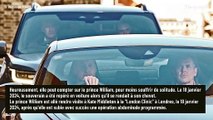 PHOTOS Kate Middleton hospitalisée, le prince William affiche une petite mine en se rendant à son chevet