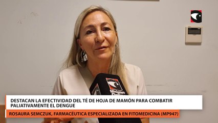 Té de hoja de mamón para combatir el dengue “Aunque no tiene respaldo científico, notan mejoras desde la segunda taza”, aseguró una especialista en fitomedicina