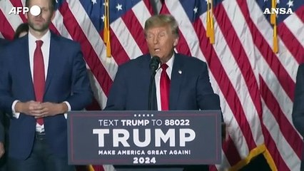 Trump trionfa in Iowa e lancia un appello all'unita' degli Stati Uniti