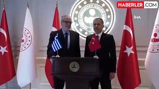 İçişleri Bakanı Ali Yerlikaya, Yunanistan Denizcilik ve Ada Politikaları Bakanı Christos Stylianides ile görüştü