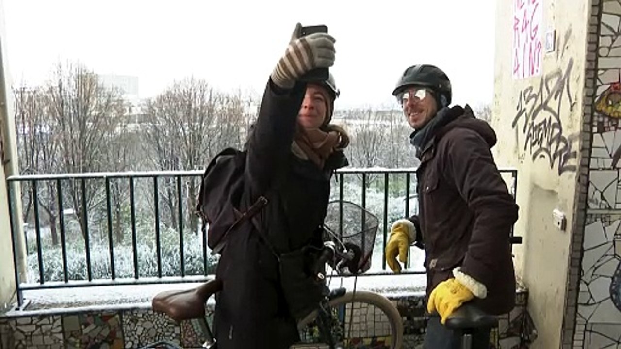 Paris sous la neige, de Montmartre jusqu'au Palais-Royal