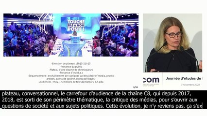 Journée d'études 2022 de l'Arcom : Claire Secail
