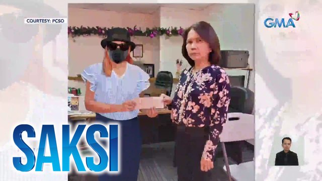 PCSO, inaming edited ang inilabas na litrato ng nanalo sa 6/42 lotto para hindi raw makilala | Saksi