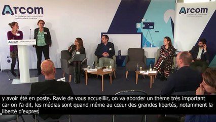 Journée d'études 2022 de l'Arcom : Marianne Lumeau et Stéphanie Peltier