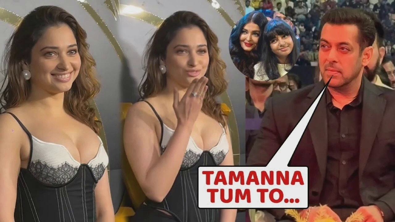 Salman Khan reaction was Hilarious after watching Tamanna Bhatia in Animal Movie Success Party