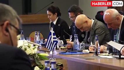 Bakan Yerlikaya, Yunanistan Denizcilik ve Ada Politikaları Bakanı Stylianides'i kabul etti