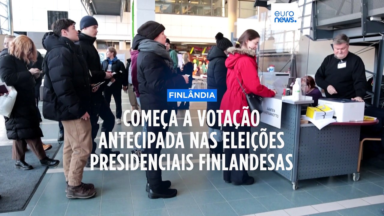 Começou a votação antecipada nas presidenciais finlandesas