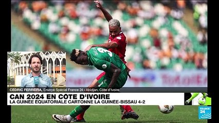 Video herunterladen: CAN 2024 : la Guinée équatoriale cartonne contre la Guinée-Bissau (4-2)