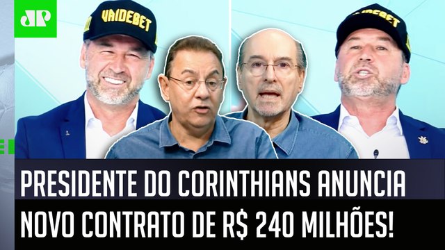 É UMA NOTÍCIA EXCELENTE! É UM DINHEIRÃO! O presidente do Corinthians ANUNCIOU que... OLHA ISSO!