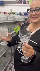 Thrift Shopper Explains the Difference Between Crystal and Glass