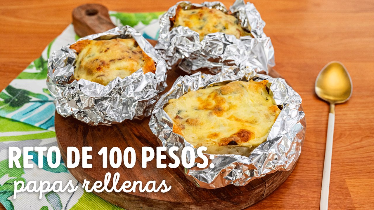 Receta de papas rellenas ¡Con solo 100 pesos!