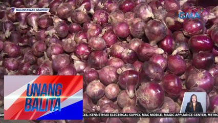 Presyo ng sibuyas sa Balintawak Market, mababa; Ilang tindera, matumal ang benta | UB