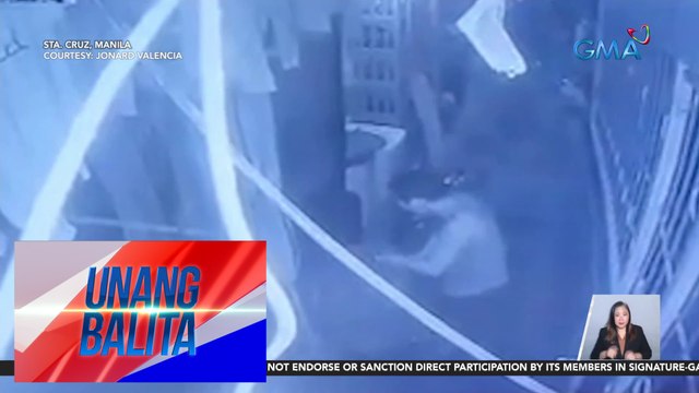 Lalaking nagnakaw ng rim ng motorsiklo ng kaniyang kapitbahay, nahuli-cam | UB