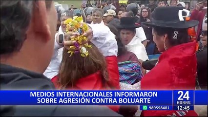 Download Video: Así informaron los medios internacionales sobre agresión a Dina Boluarte en Ayacucho