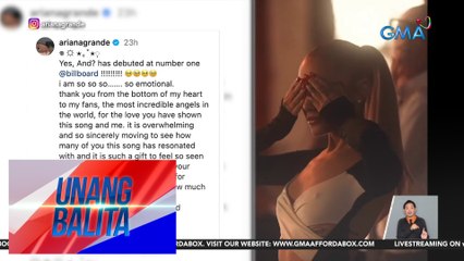 Latest single ni Ariana Grande na "yes, and?," no. 1 sa Billboard Hot 100 | UB