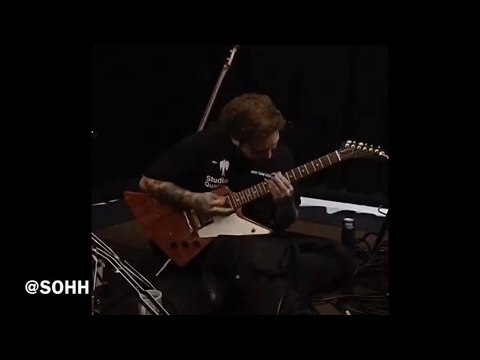 Post Malone Shreds On Guitar To Lil Tracy