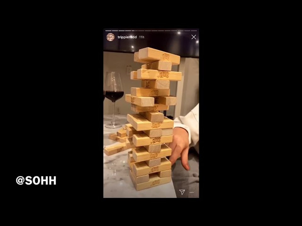Trippie Redd Plays Jenga
