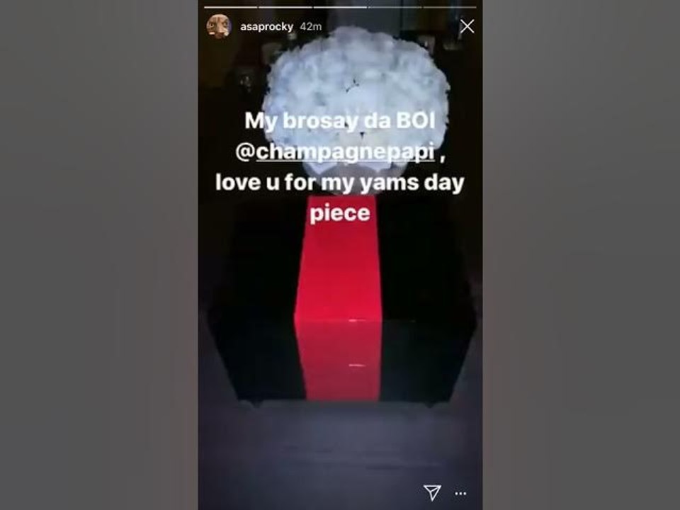 Drake Buys ASAP Rocky An ASAP Yams Chain For Yams Day video Dailymotion