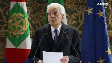 Mattarella: "La pubblica amministrazione sia imparziale, una casa di vetro"
