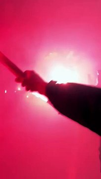 Llegada del Atlético al Metropolitano antes del derbi