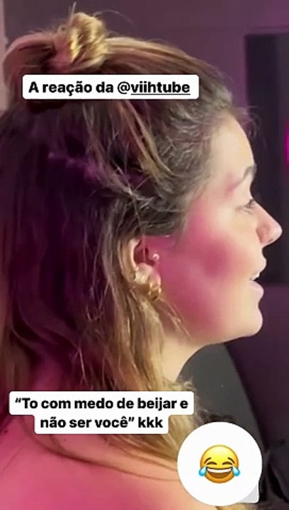 Vídeo: Eliezer grava reação de Viih Tube ao ver seu novo visual: 'medo'