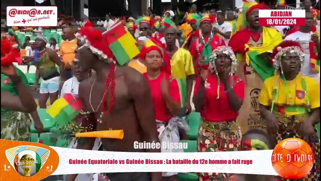 CAN 2023-Guinée Equatoriale vs Guinée Bissau, la bataille du 12e homme a fait rage