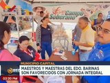 Gremio docente del Edo Barinas recibió jornada médica, entrega de insumos y ventas de alimentos