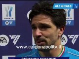 Napoli-Fiorentina 3-0 18/1/24 intervista post-partita Giovanni Simeone
