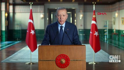 Cumhurbaşkanı Erdoğan'dan uzay yolculuğu mesajı