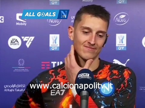 Napoli-Fiorentina 3-0 18/1/24 intervista post-partita Pierluigi Gollini