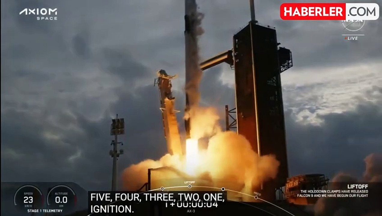 CANLI YAYIN: İlk Türk Astronot Alper Gezeravcı, uzaya fırlatılıyor