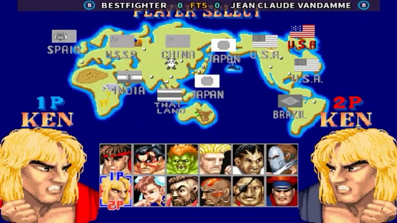 Bestfighter Vs Jean Claude Vandamme - Street Fighter II' Champion Edition - FT5