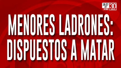 Continúa los la polémica por los menores ladrones: mataron a un remisero