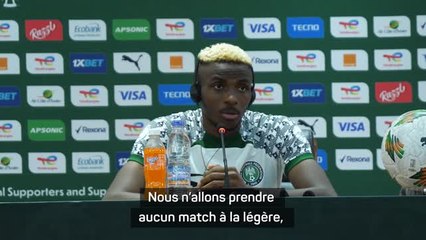 Nigeria - Osimhen : "Une grande victoire"