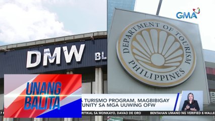 Balik Bayani sa Turismo Program, magbibigay ng job opportunity sa mga uuwing OFW | UB