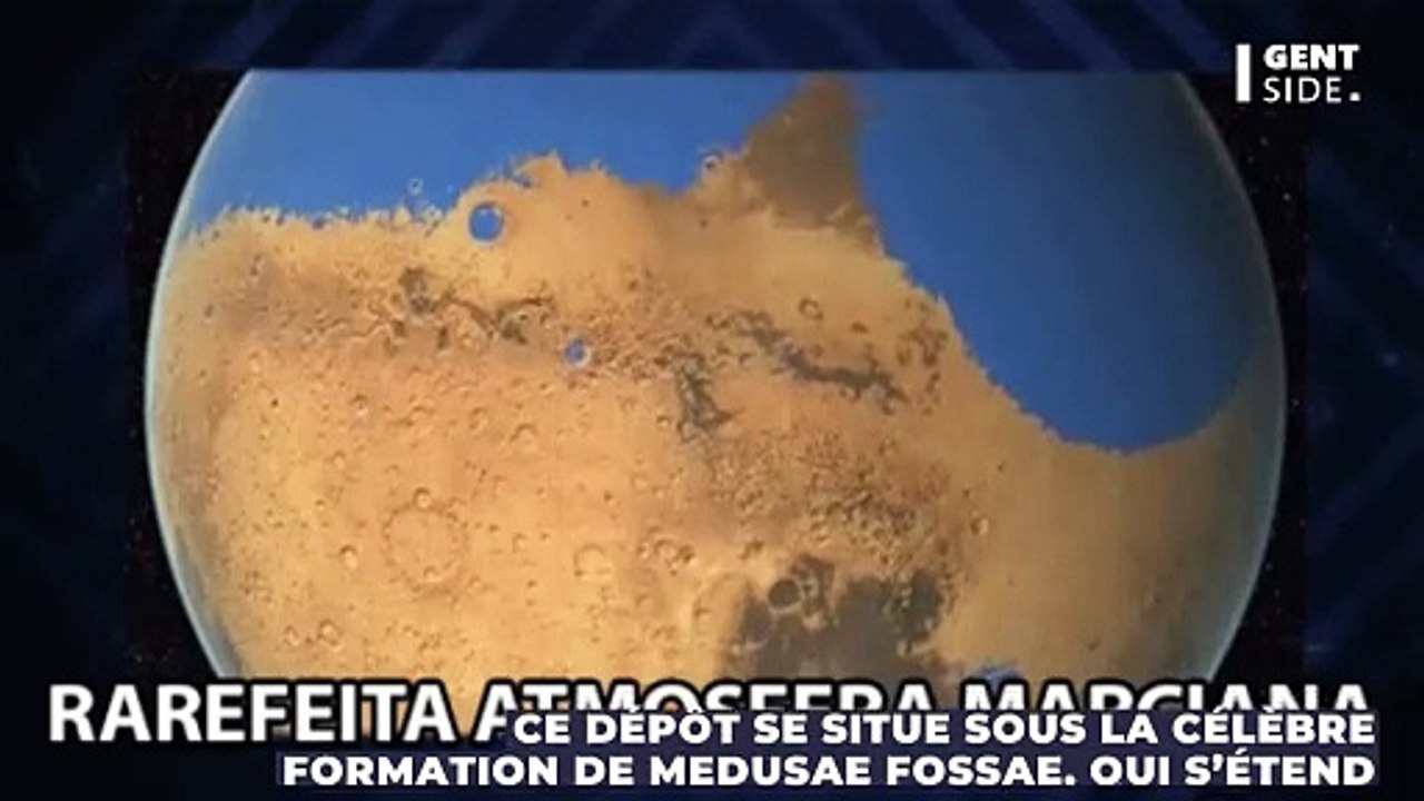 Mars : découverte d’un important dépôt de glace sur la planète rouge