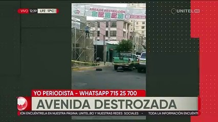 Denuncian a un hombre por cerrar la calle sin tener autorización en Miraflores