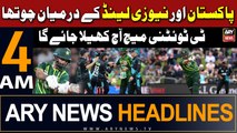 ARY News 4 AM Headlines 19th Jan 2024 | Pakistan Vs New Zealand 4th T20 | Latest Updates