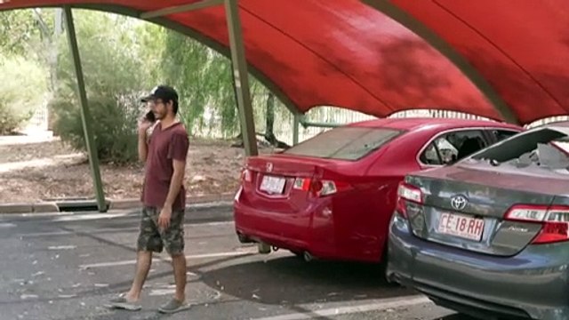 Alice Springs car vandalism attack on Gap Road apartment complex leaves residents in shock